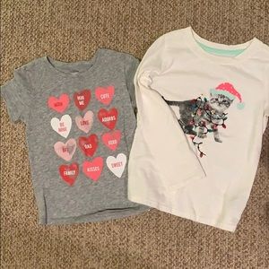 Lot of two holiday shirts size 5T!